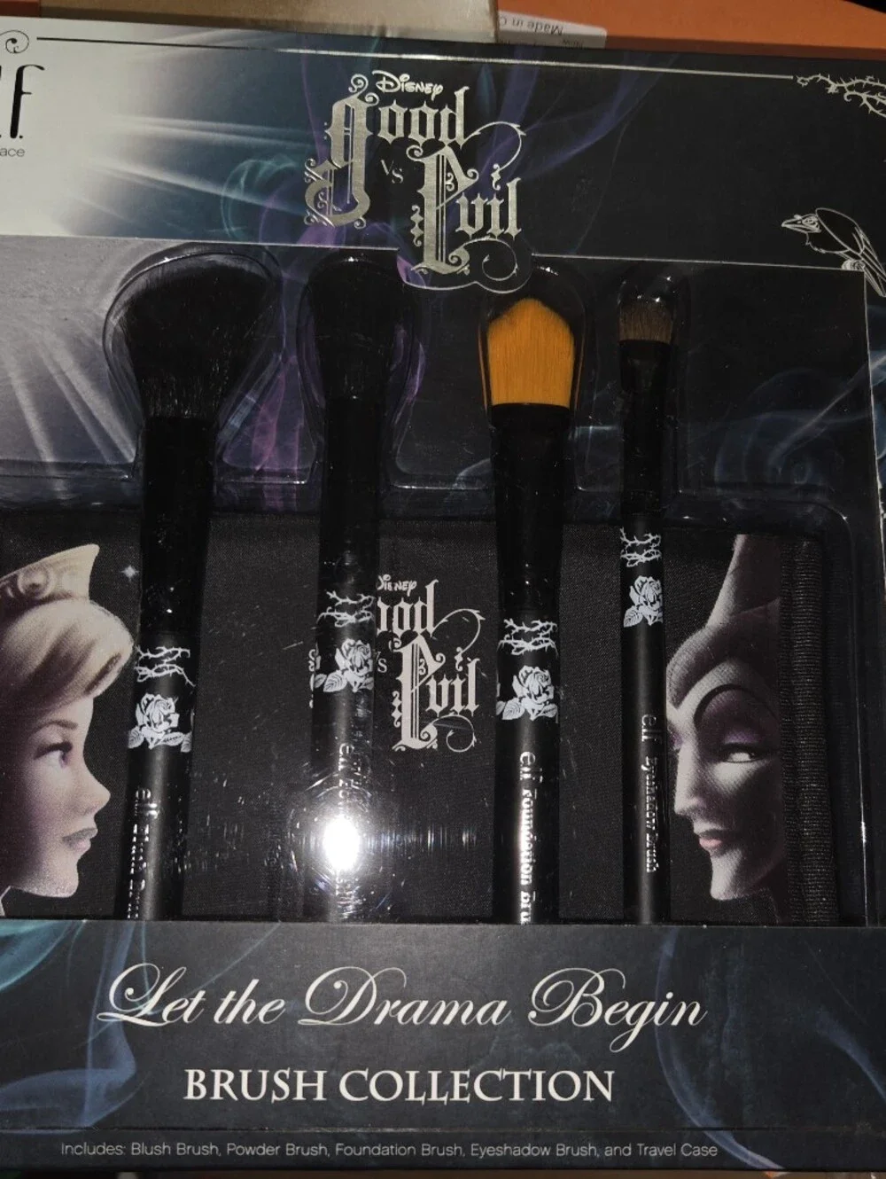 x Disney Good vs Evil Brush Collection - Black